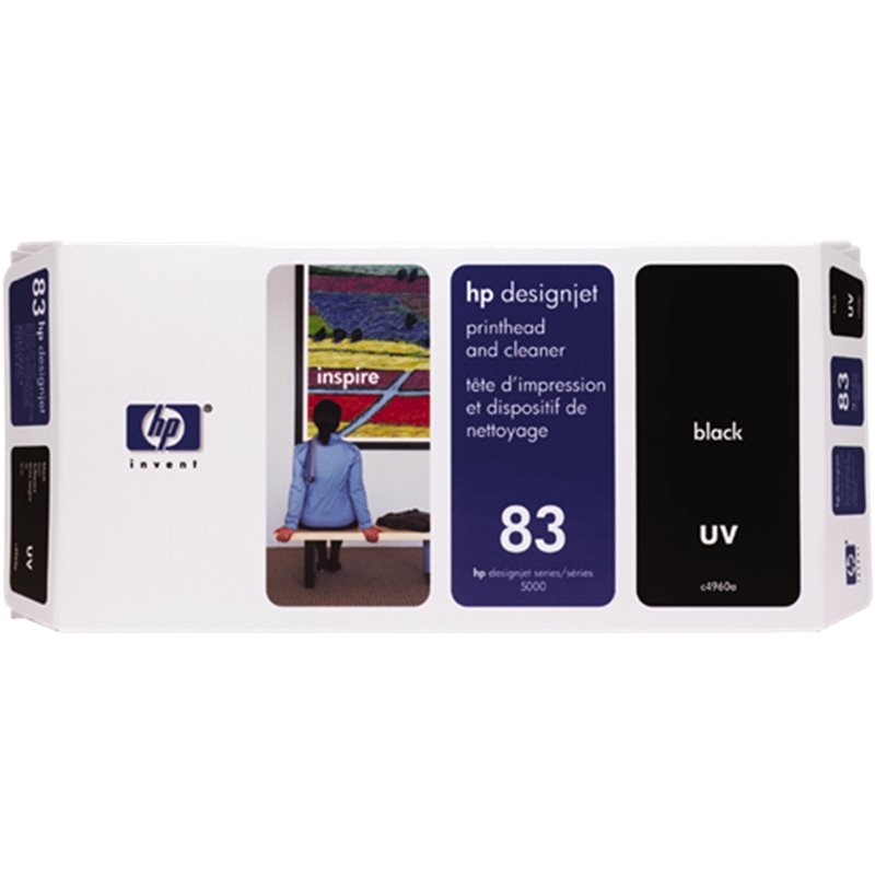 HEWLETT PACKARD Testina di stampa HP C4960A nero 13 ml
